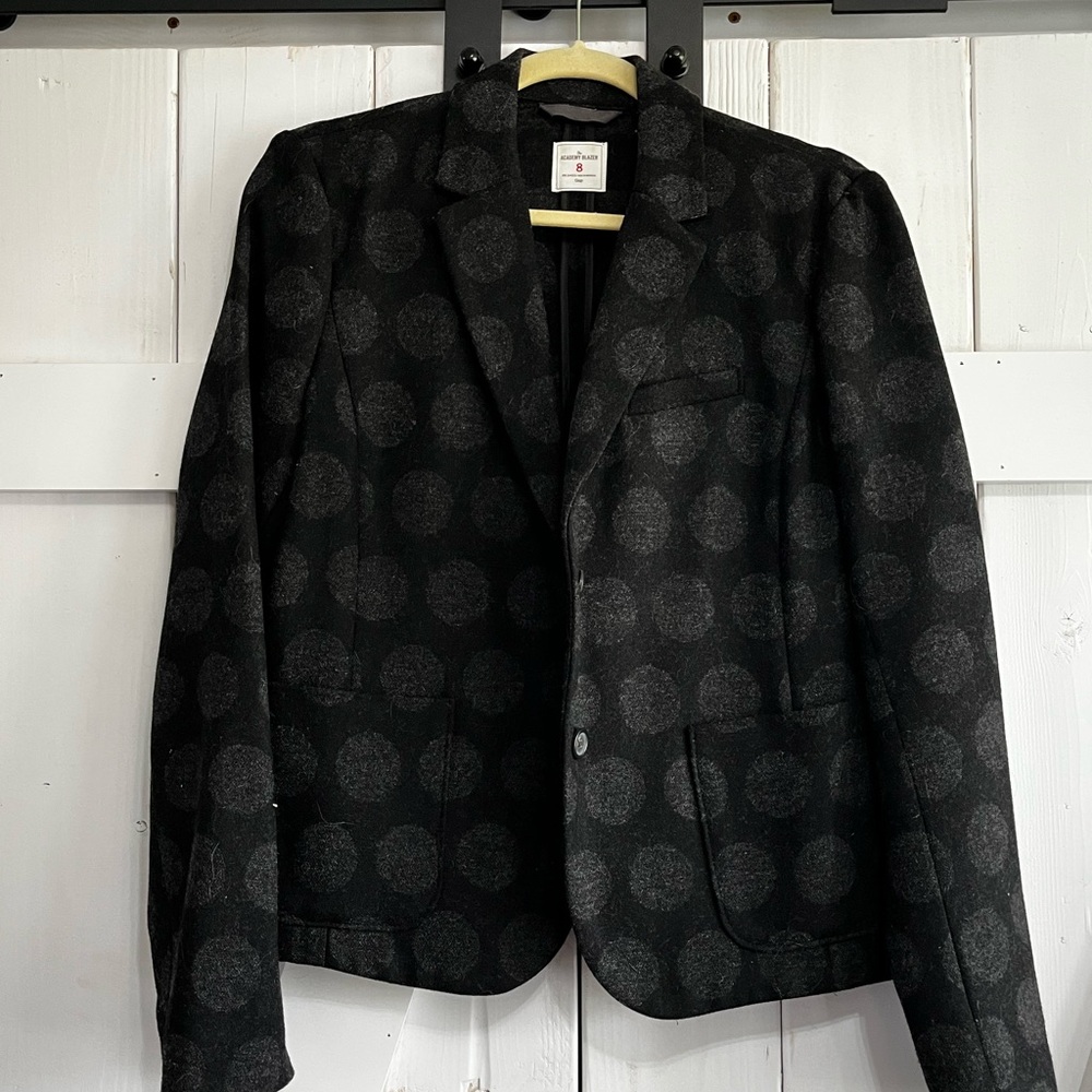 GAP Black Patterned Blazer